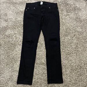 Blue Asphalt Women's Black Straight Leg Black Jeans Size 9